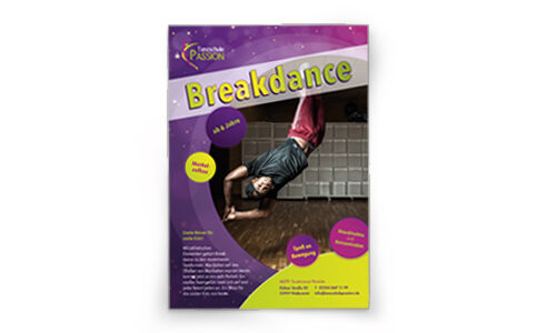 Flyer Breakdance | Tanzschule Passion